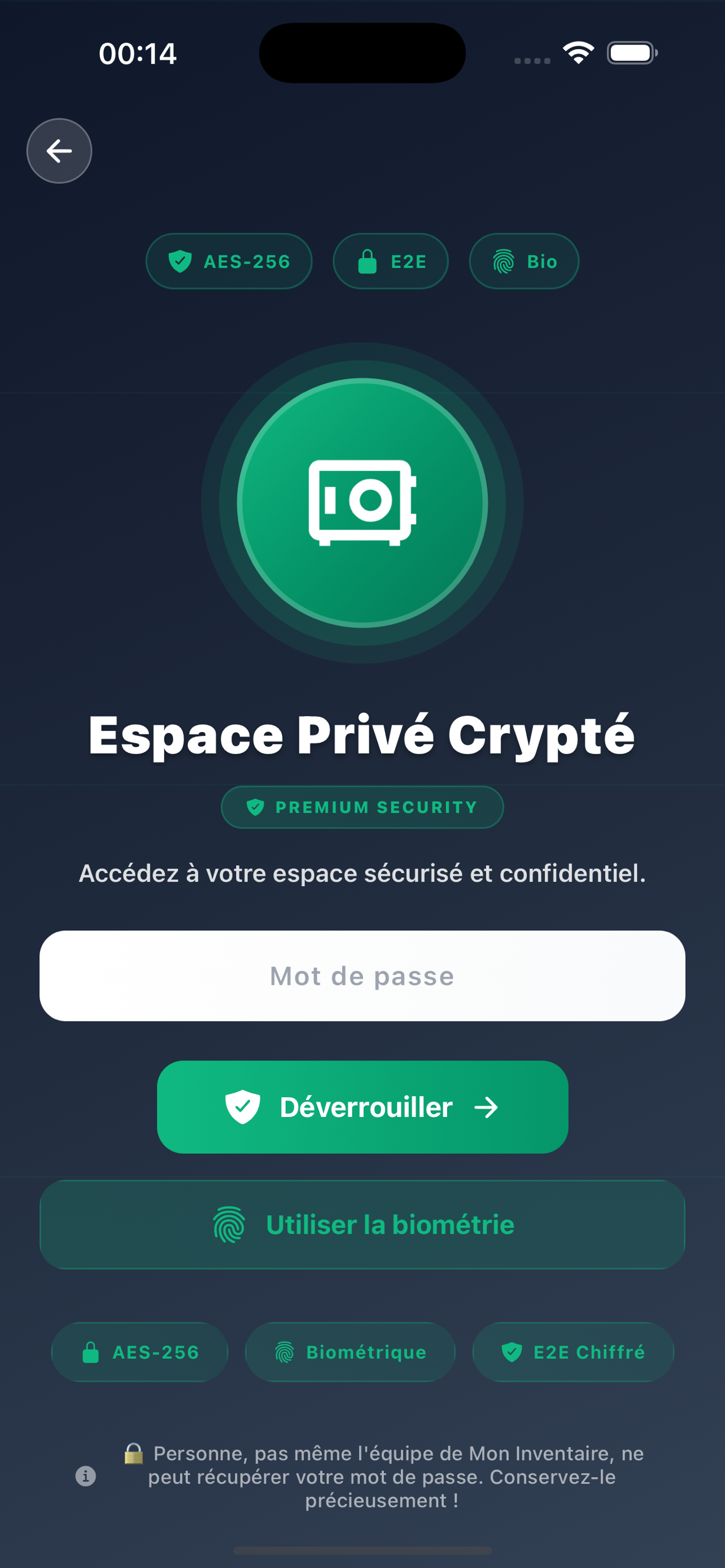 Espace Privé Sécurisé